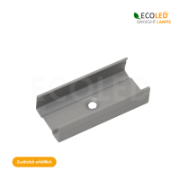 LED Aluprofil flach – 2 m Aluminiumprofil mit gefrosteter Einpressabdeckung für LED Streifen