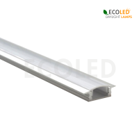 LED Aluprofil FLACH mit FLÜGEL - 2m Aluminiumprofil...