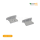 LED Aluprofil HOCH mit FLÜGEL - 2m Aluminiumprofil mit gefrosteter Einpressabdeckung für LED Streifen