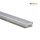 LED Aluprofil FLIESE - 2m Aluminiumprofil mit gefrosteter Einpressabdeckung für LED Streifen