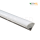 LED Aluprofil Winkel RUND - 2m Aluprofil mit gefrosteter Einpressabdeckung für LED Streifen