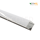 LED Aluprofil Winkel WINKEL - 2m Aluminiumprofil mit gefrosteter Einpressabdeckung für LED Streifen