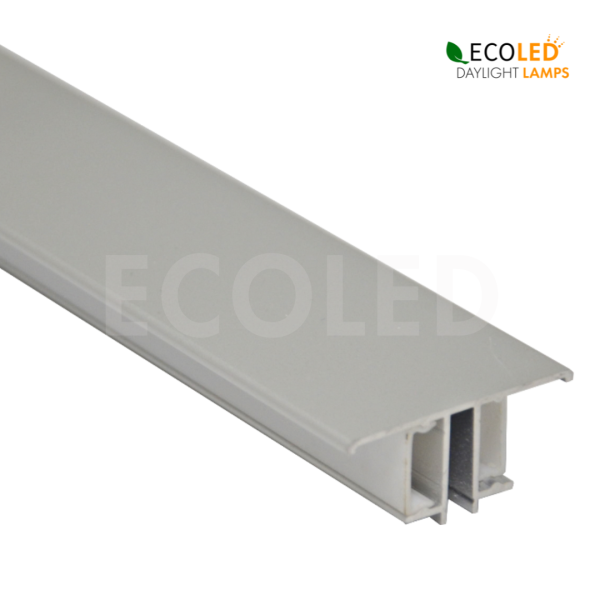 LED Aluprofil UP&DOWN - 2m Aluminiumprofil mit gefrosteter Einpressabdeckung für LED Streifen
