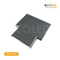 LED Aluprofil UP&DOWN - 2m Aluminiumprofil mit gefrosteter Einpressabdeckung für LED Streifen