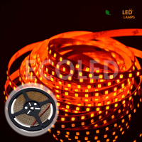 5 Meter Rolle LED Strip AMBER 1600K 15,2W/m 1.800lm/m 24V
