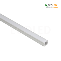 LED Aluprofil FINO - 2m Aluminiumprofil mit gefrosteter...