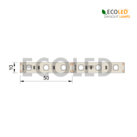 5 m Rolle LED Strip GROW LIGHT IP67 14,4W/m 22lm/m 12V