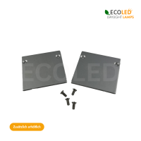 LED Aluprofil SKY - 2m Aluminiumprofil mit gefrosteter Einpressabdeckung für LED Streifen